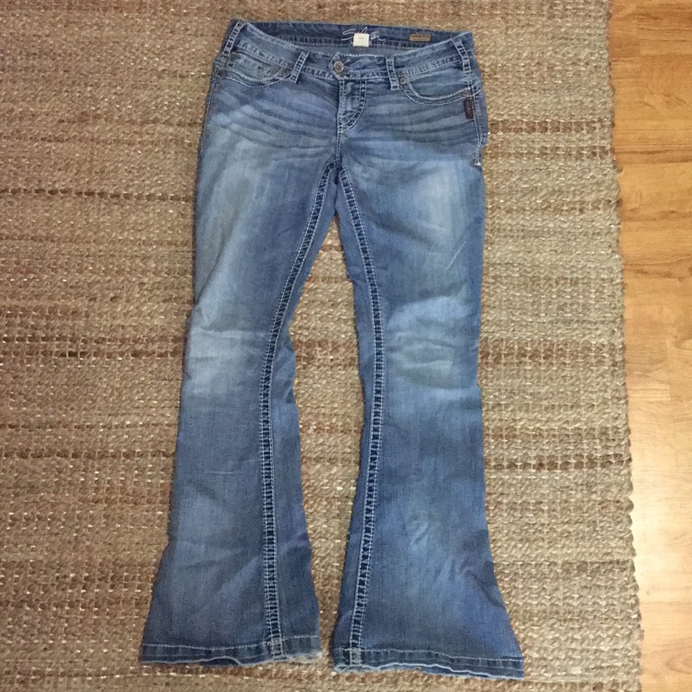 Silver jeans